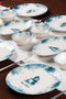 Hermia Set de desayuno Kardan Adam de 16 piezas en porcelana